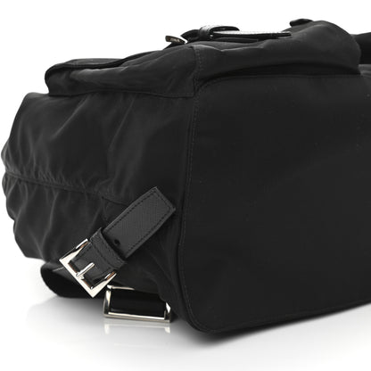 Prada Tessuto Nylon Saffiano Medium Backpack Black 8 of 9