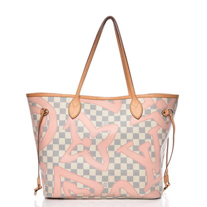 Louis Vuitton Damier Azur Tahitienne Neverfull MM 3 of 18