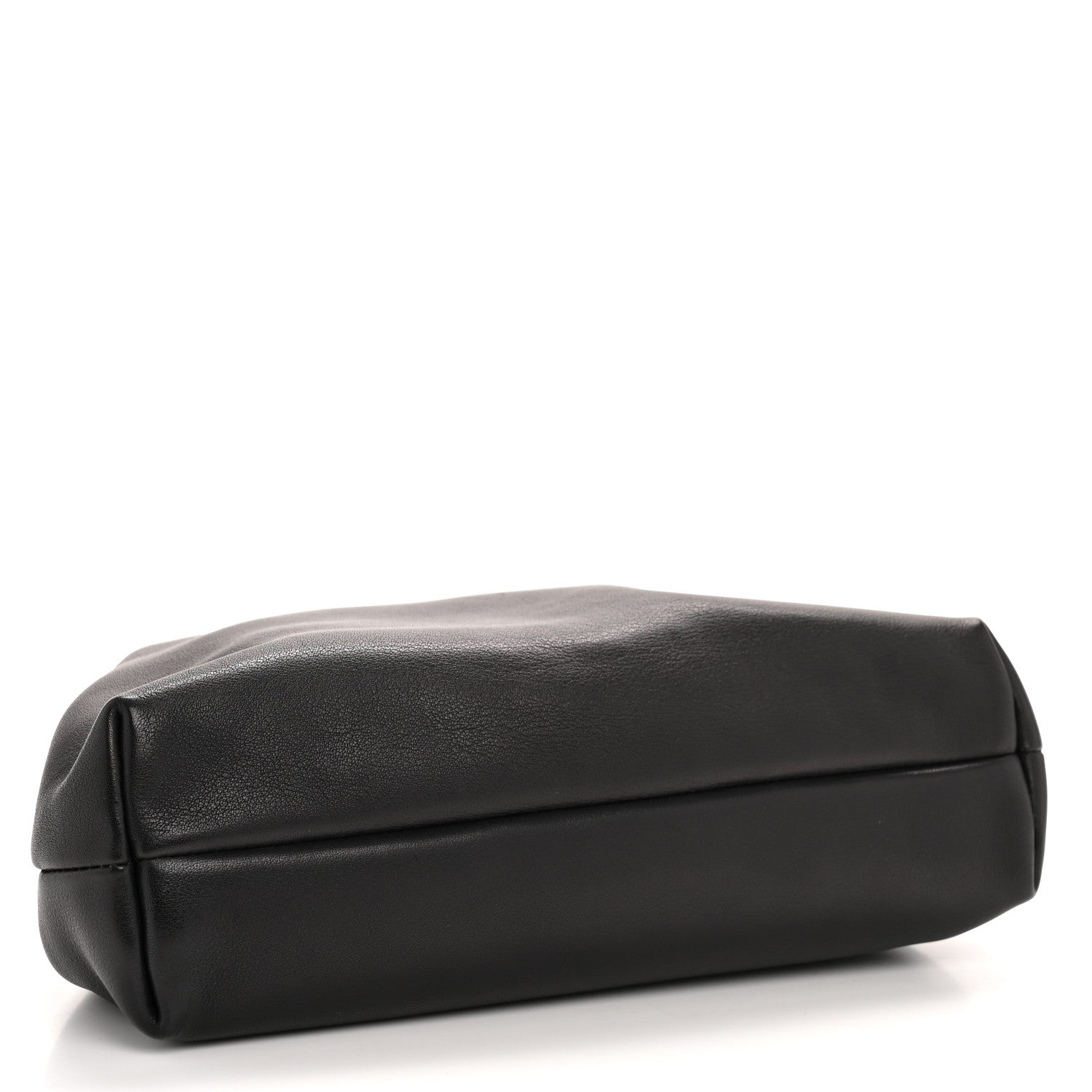 The Row Polished Saddle Calfskin Mira Clutch Black 4 of 10