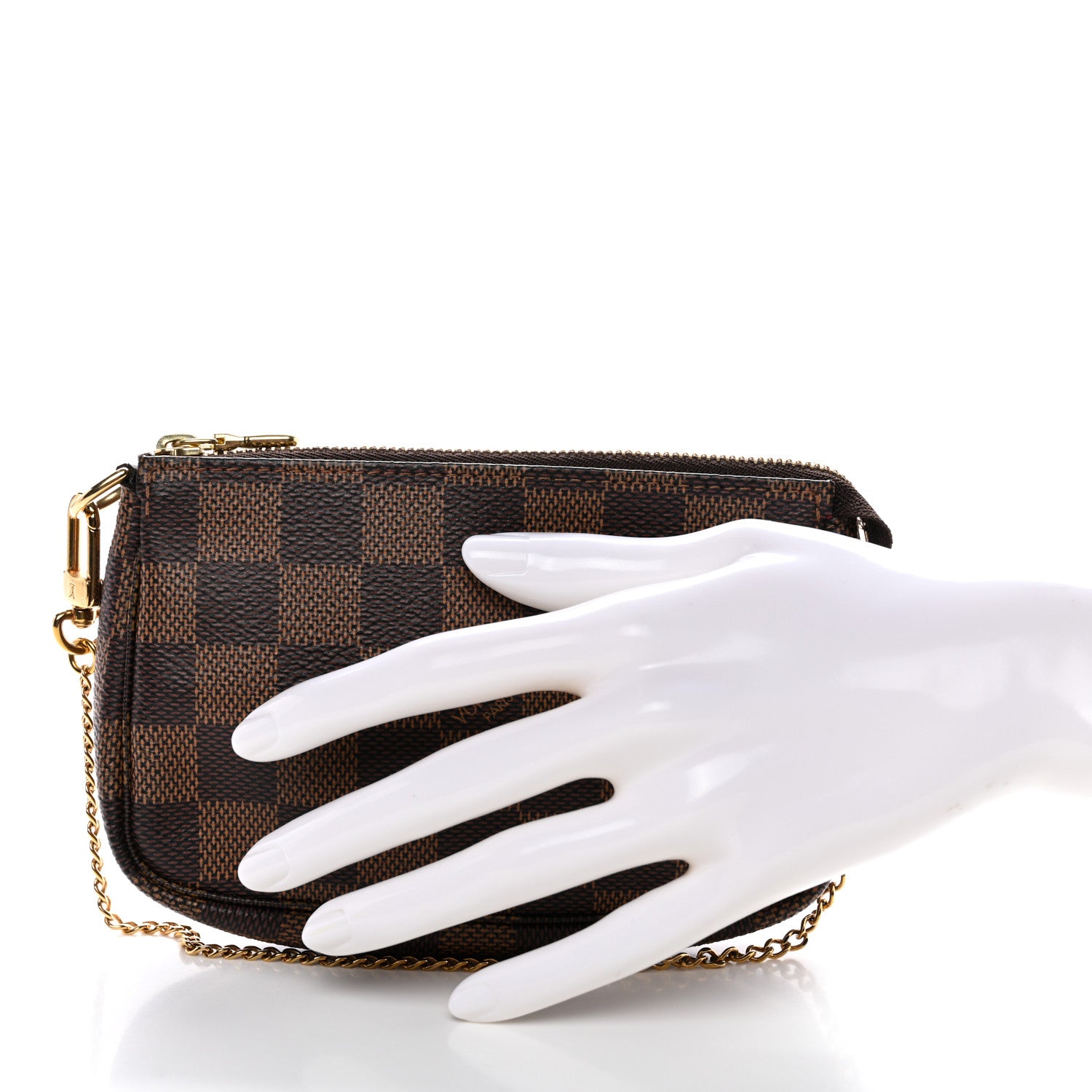 Louis Vuitton Damier Ebene Mini Pochette Accessories 2 of 8