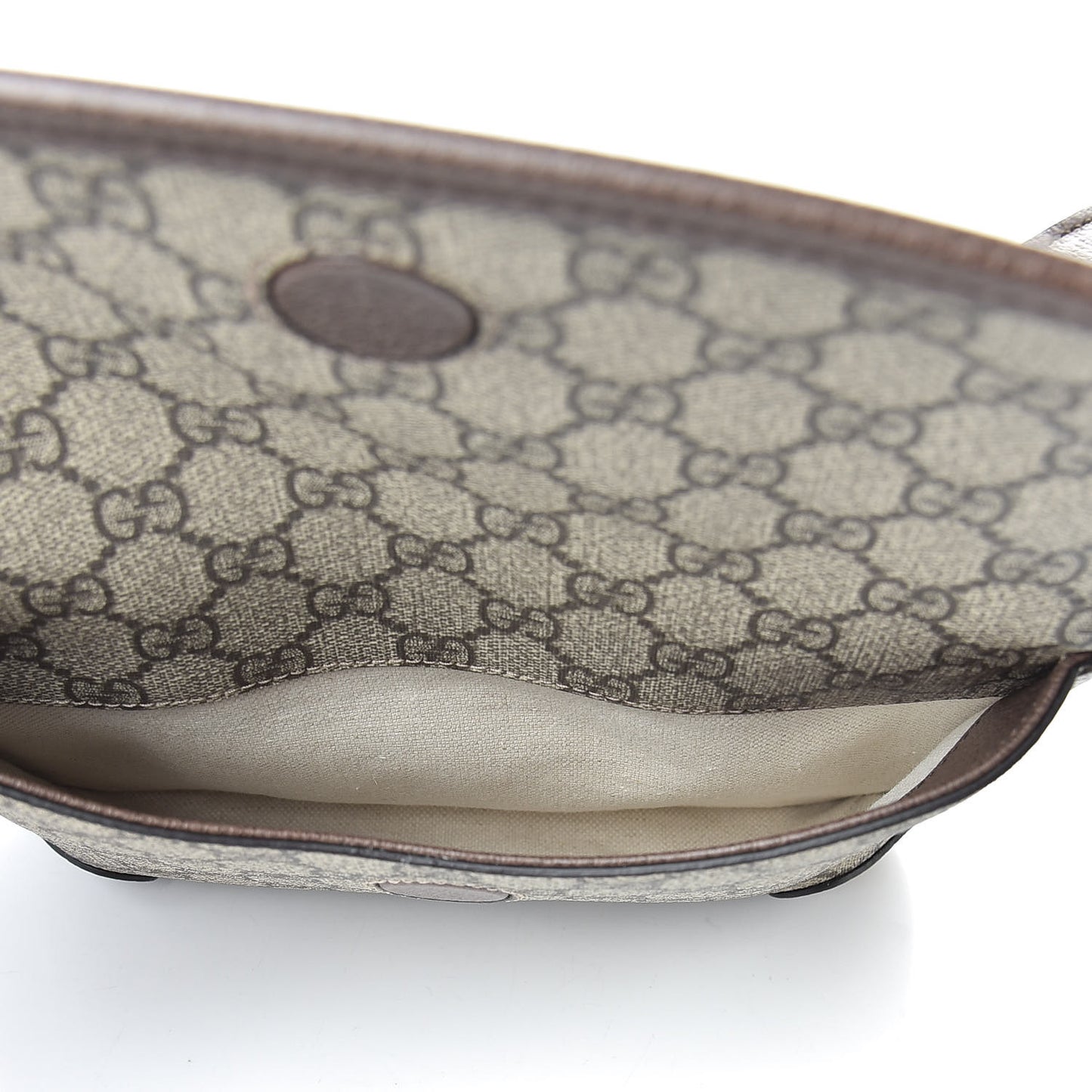 GG Supreme Monogram Web Small Neo Vintage Double Flap Messenger Bag Beige New Acero