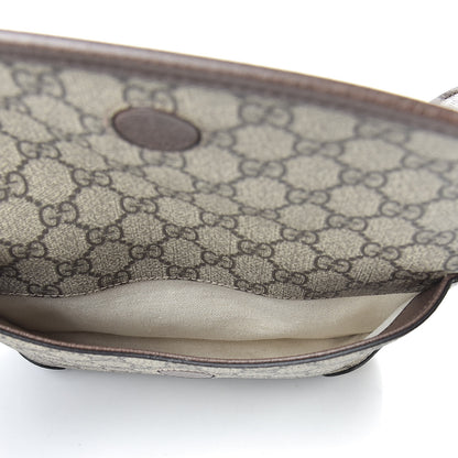 Gucci GG Supreme Monogram Web Small Neo Vintage Double Flap Messenger Bag Beige New Acero 5 of 12