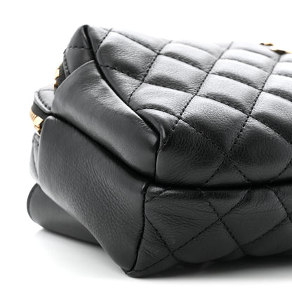 Chanel Calfskin Quilted Waist Bag Black 9 of 10