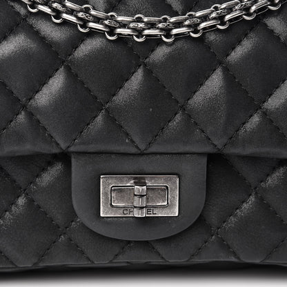 Chanel Iridescent Calfskin Quilted 2.55 Reissue 224 Flap Black 18 of 18