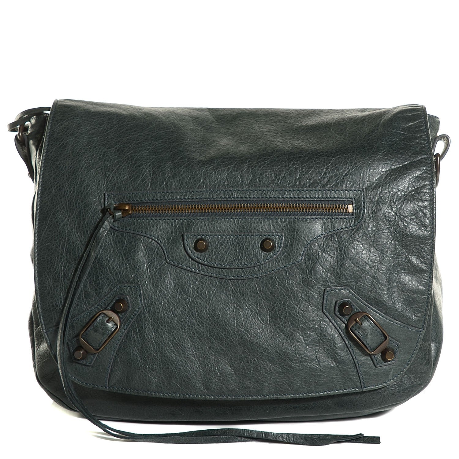 Balenciaga Agneau Folk Messenger Anthracite 1 of 12
