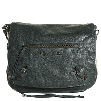Balenciaga Agneau Folk Messenger Anthracite 1 of 12