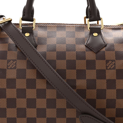 Louis Vuitton Damier Ebene Speedy Bandouliere 30 8 of 11