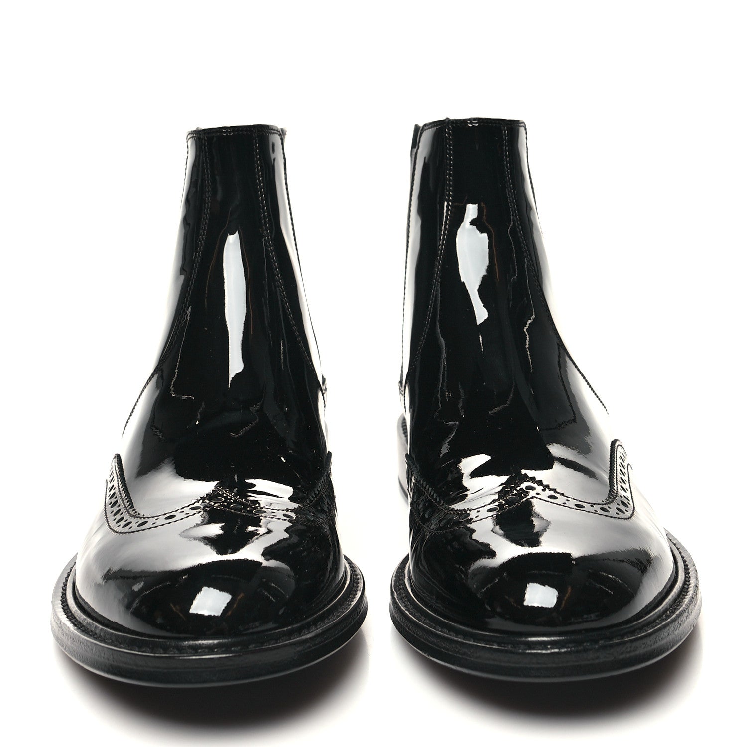 Saint Laurent Calfskin Army 20 Mens Chelsea Boots 42.5 Black 2 of 9