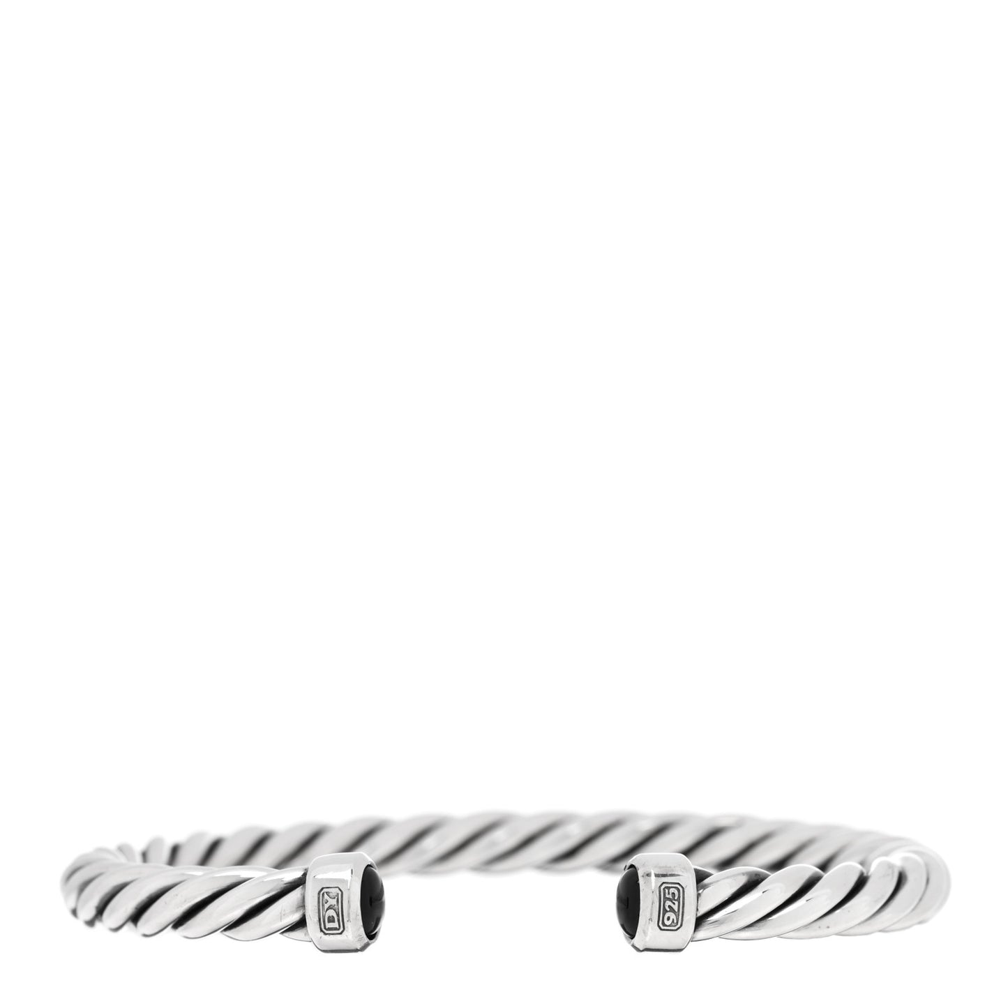 Sterling Silver 6mm Cable Classic Cuff Bracelet