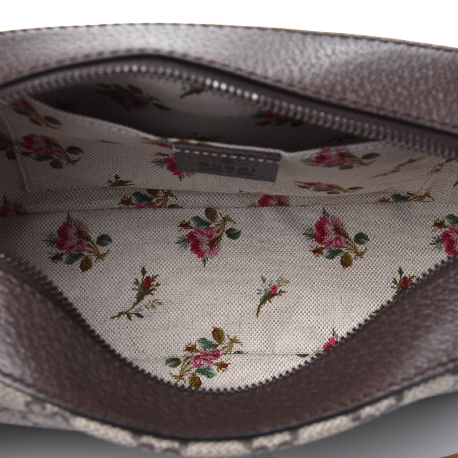 Gucci GG Supreme Monogram Web Neo Vintage Shoulder Bag Beige New Acero Crop 4 of 4