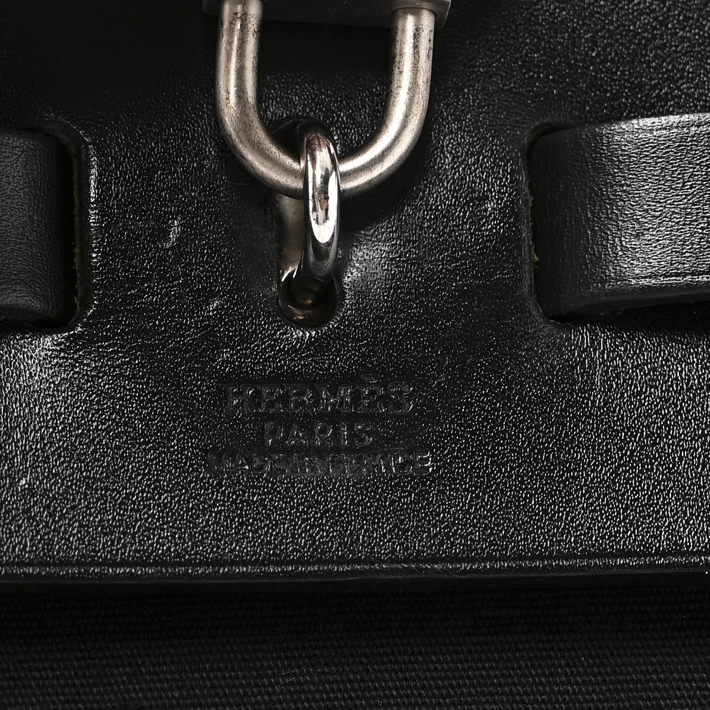 Toile Vache Calfskin Herbag 39 MM Black