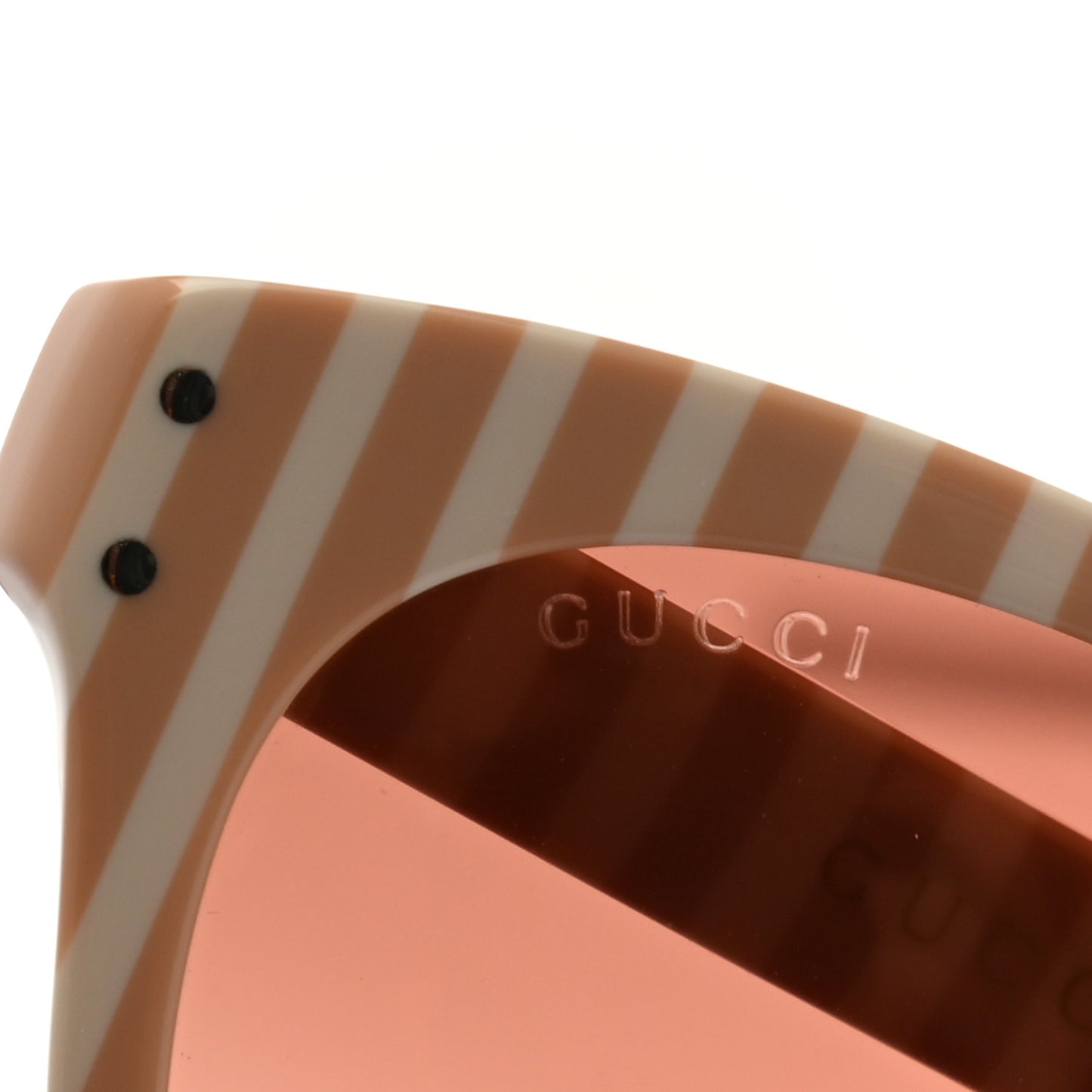 Cat Eye GG0569S Sunglasses White Pink