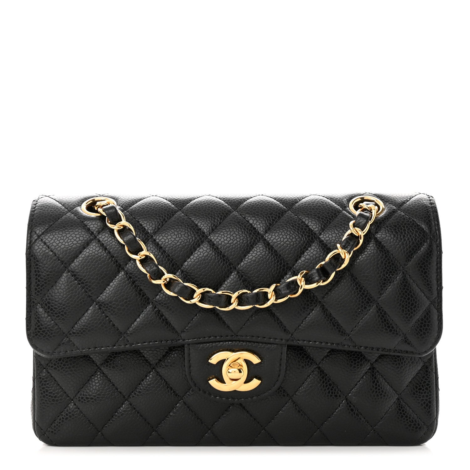 Chanel Caviar Quilted Small Double Flap Black 1 of 11