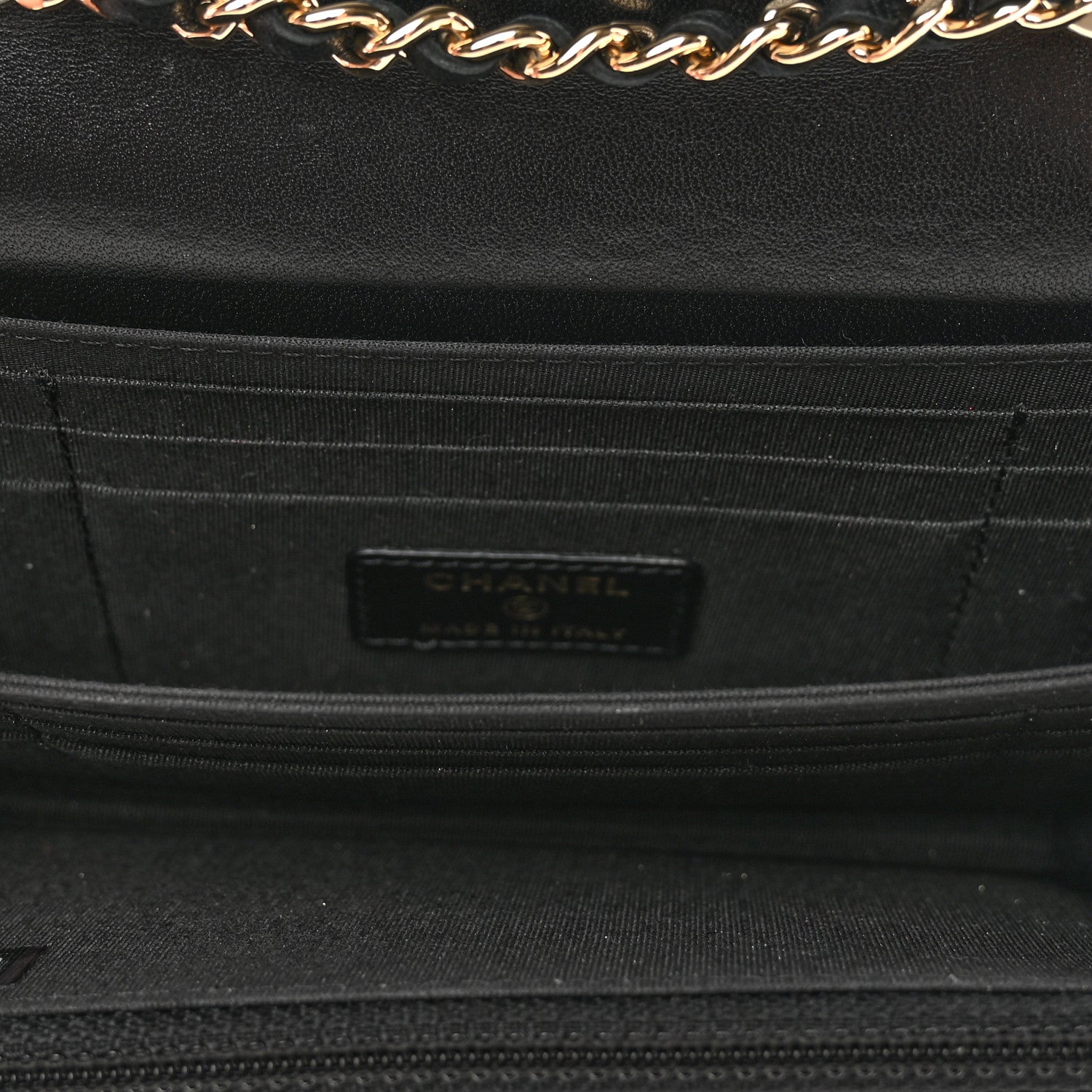 Chanel Lambskin Quilted Mini Trendy CC Wallet On Chain WOC Black 6 of 11