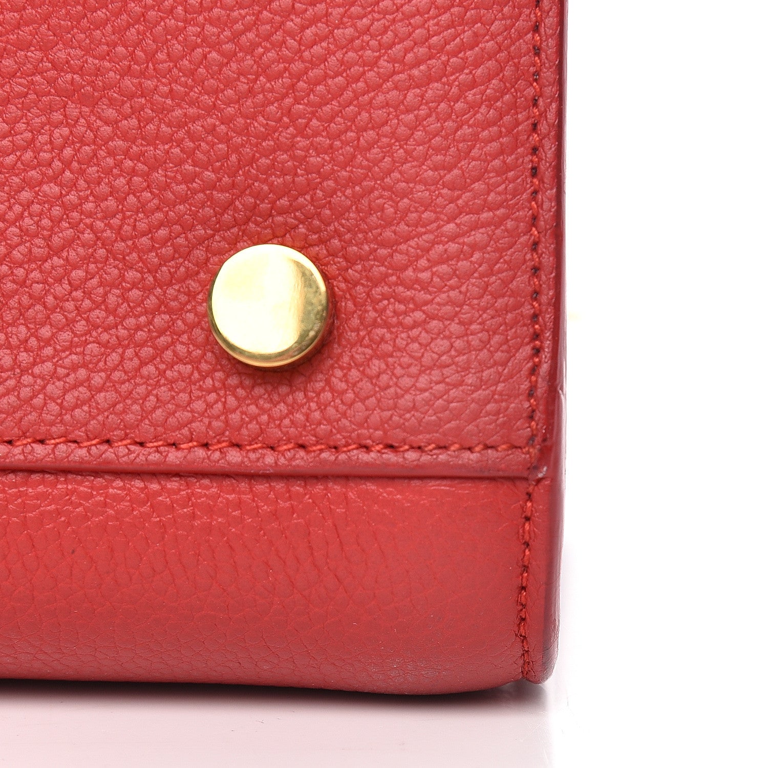 Saint Laurent Grained Calfskin Sac De Jour Lipstick Red 12 of 24
