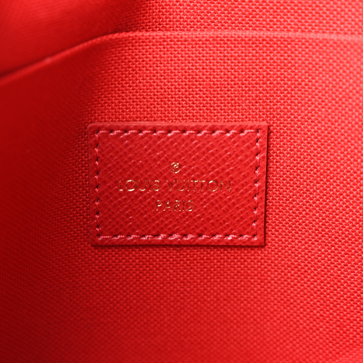 Monogram Pochette Felicie Chain Wallet Fuchsia