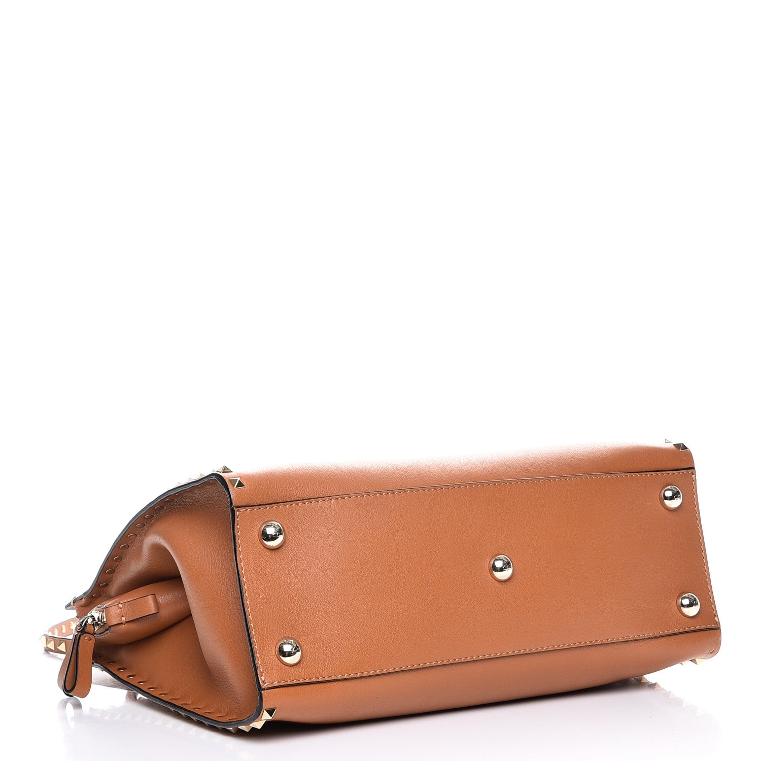 Valentino Garavani Vitello Rockstud Dome Shopper Light Cuir 5 of 9