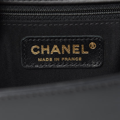 Chanel Patent Calfskin Quilted New Medium Boy Flap Black 6 of 12