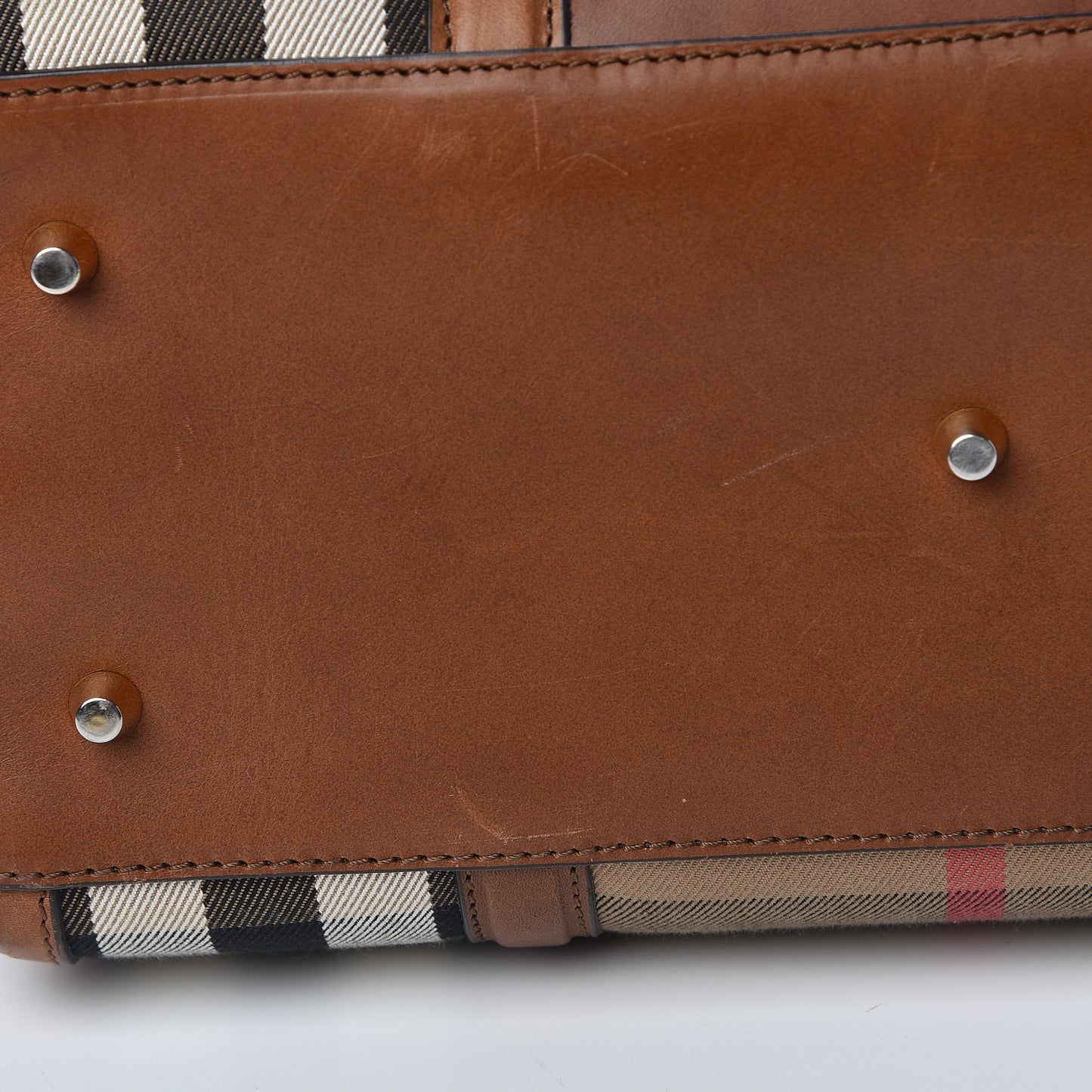 House Check Medium Alchester Bowling Bag Tan