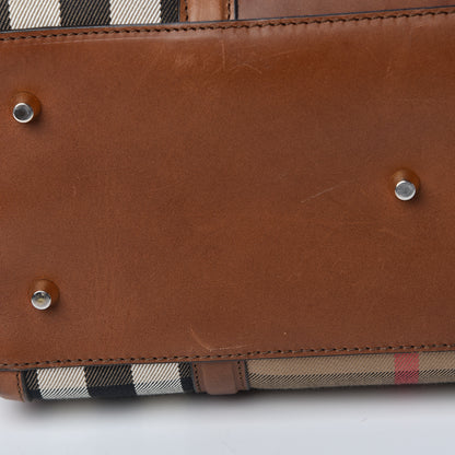 Burberry House Check Medium Alchester Bowling Bag Tan 16 of 23