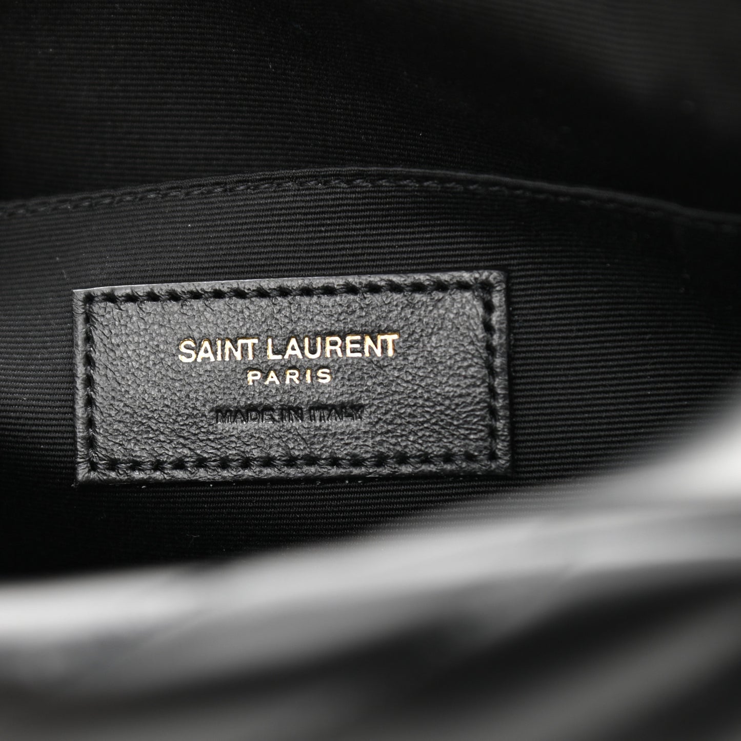 Calfskin Matelasse Monogram Lou Camera Bag Black