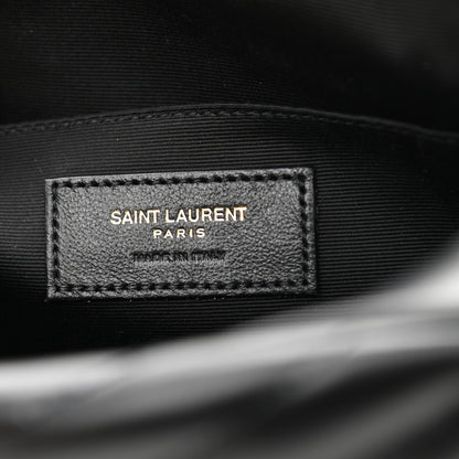 Saint Laurent Calfskin Matelasse Monogram Lou Camera Bag Black 6 of 10