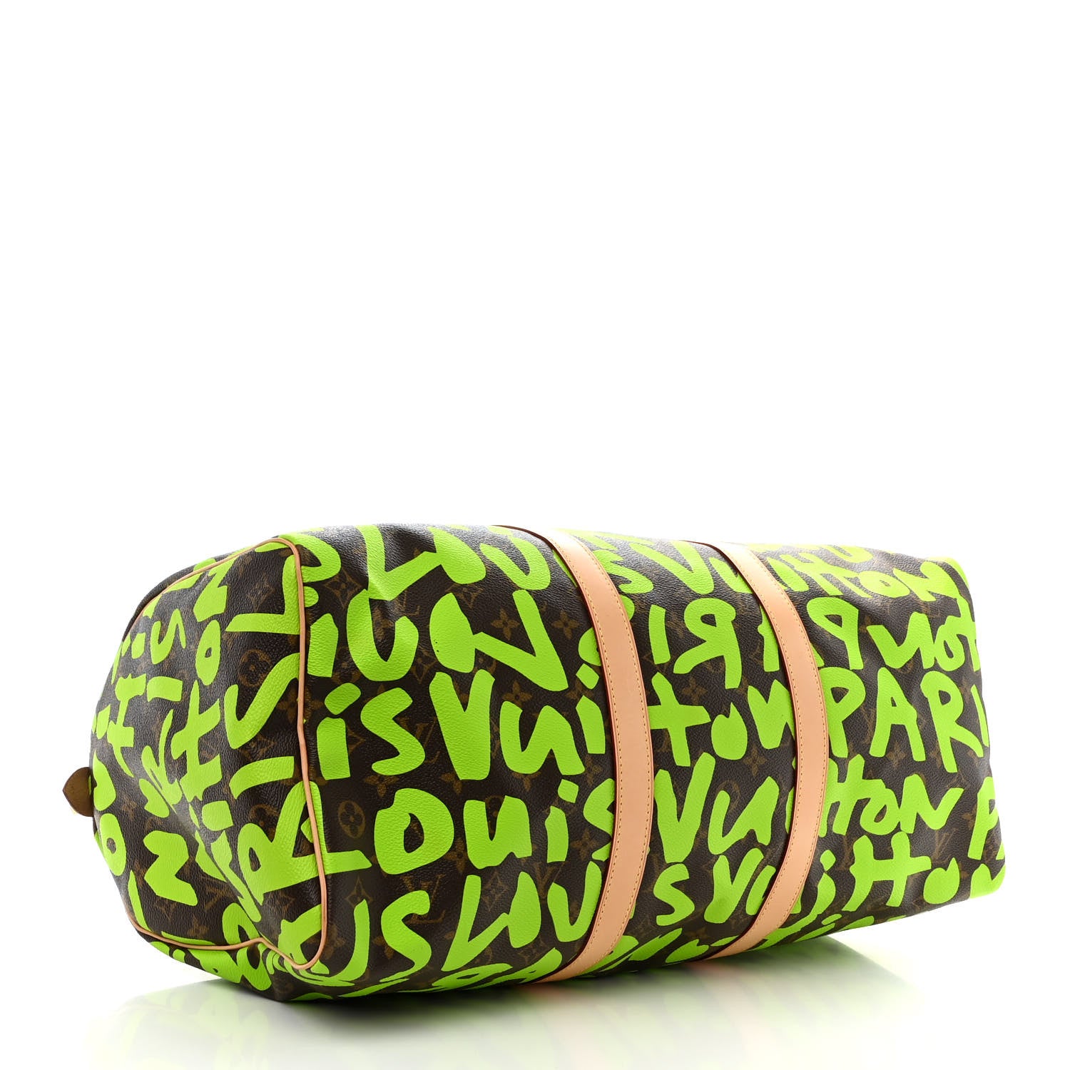 Louis Vuitton Monogram Graffiti Keepall 50 Green 4 of 11