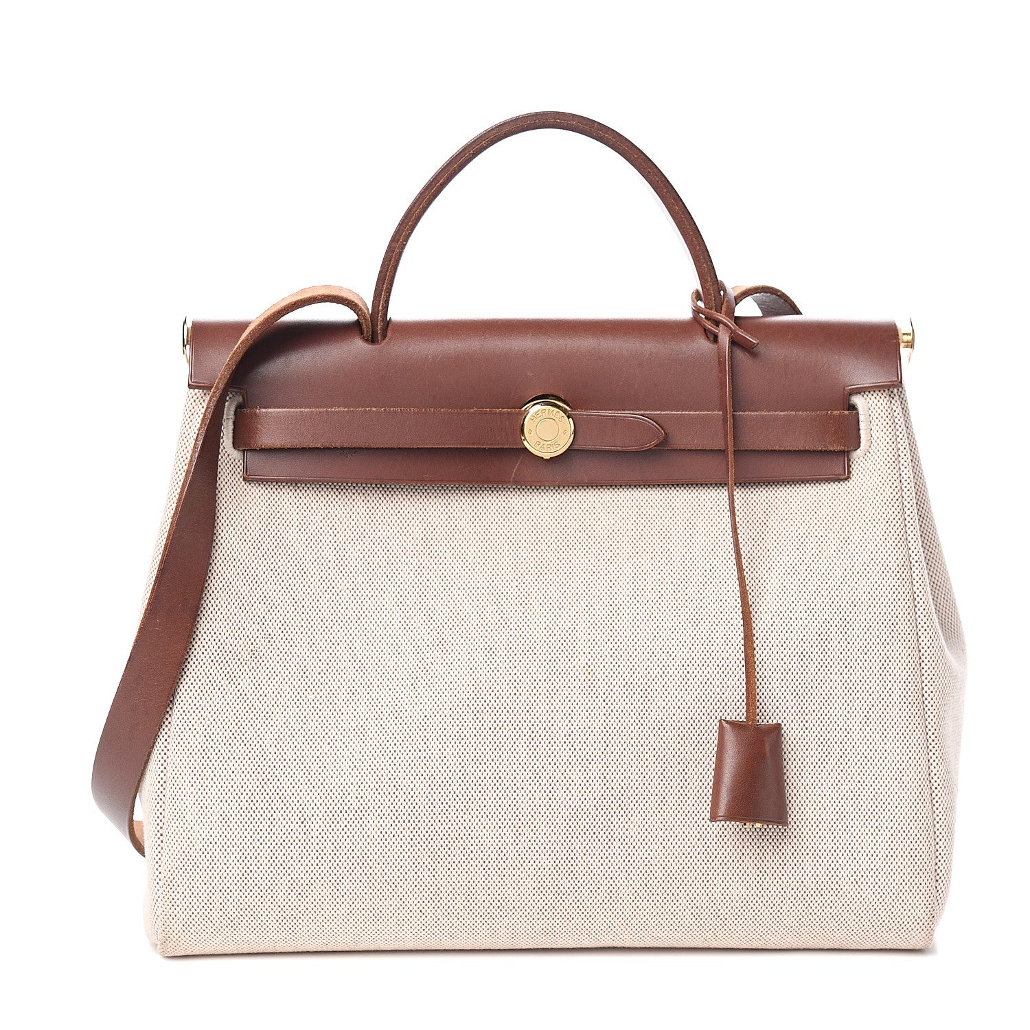 Hermes Toile Vache Hunter 30 PM Havane 1 of 13