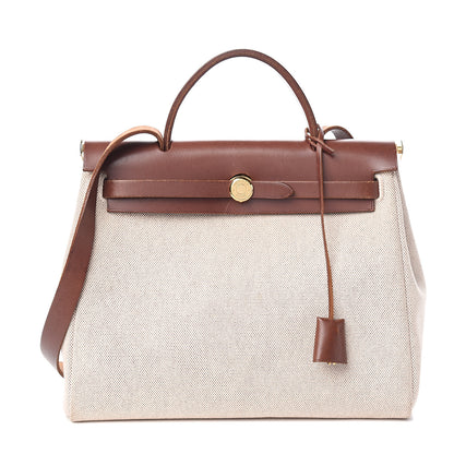 Hermes Toile Vache Hunter 30 PM Havane 1 of 13