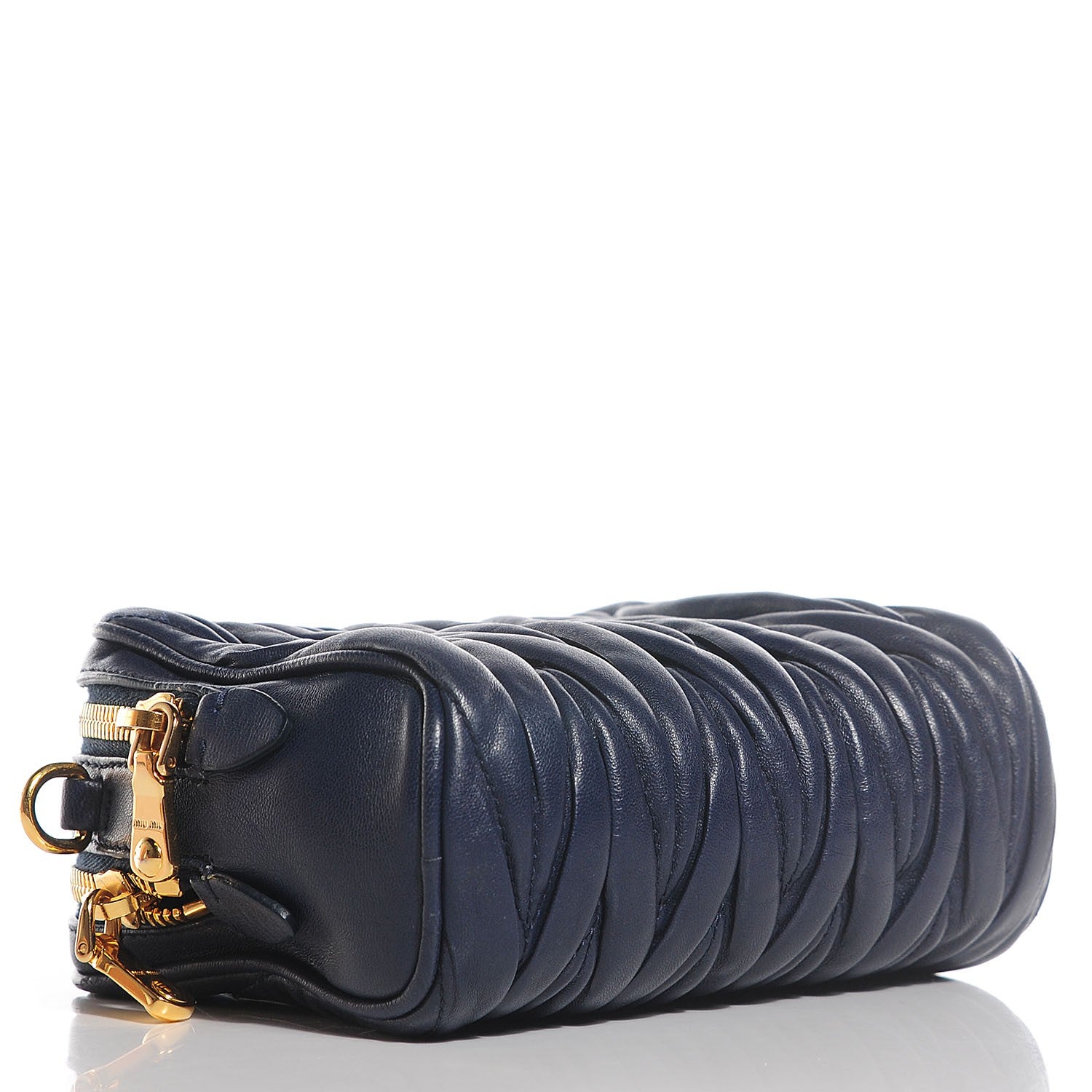 Miu Miu Nappa Matelasse Shoulder Bag Bleuette 13 of 18