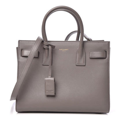 Saint Laurent Calfskin Baby Sac de Jour Fog 2 of 13