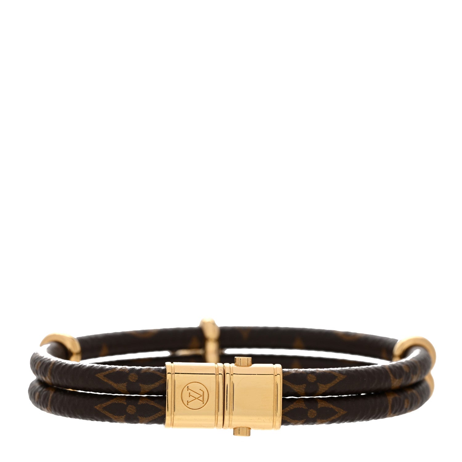 Louis Vuitton Monogram Keep It Twice Bracelet 19 3 of 4