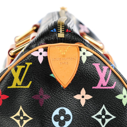 Louis Vuitton Monogram Multicolor Speedy 30 Black 6 of 8