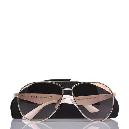 Prada Aviator Sunglasses SPR 53Q White 8 of 8