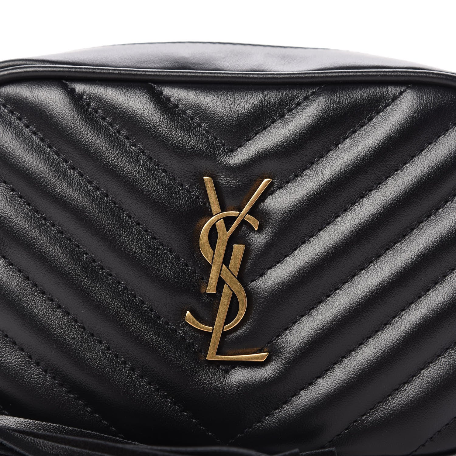 Saint Laurent Calfskin Matelasse Monogram Lou Belt Bag Black 10 of 10