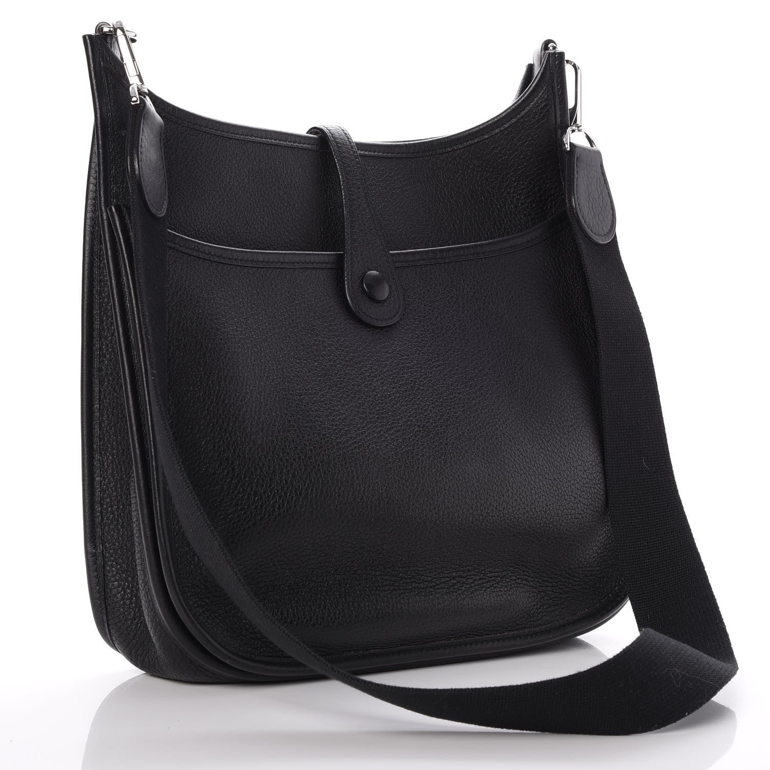 Hermes Taurillon Clemence Evelyne II PM Black 3 of 8