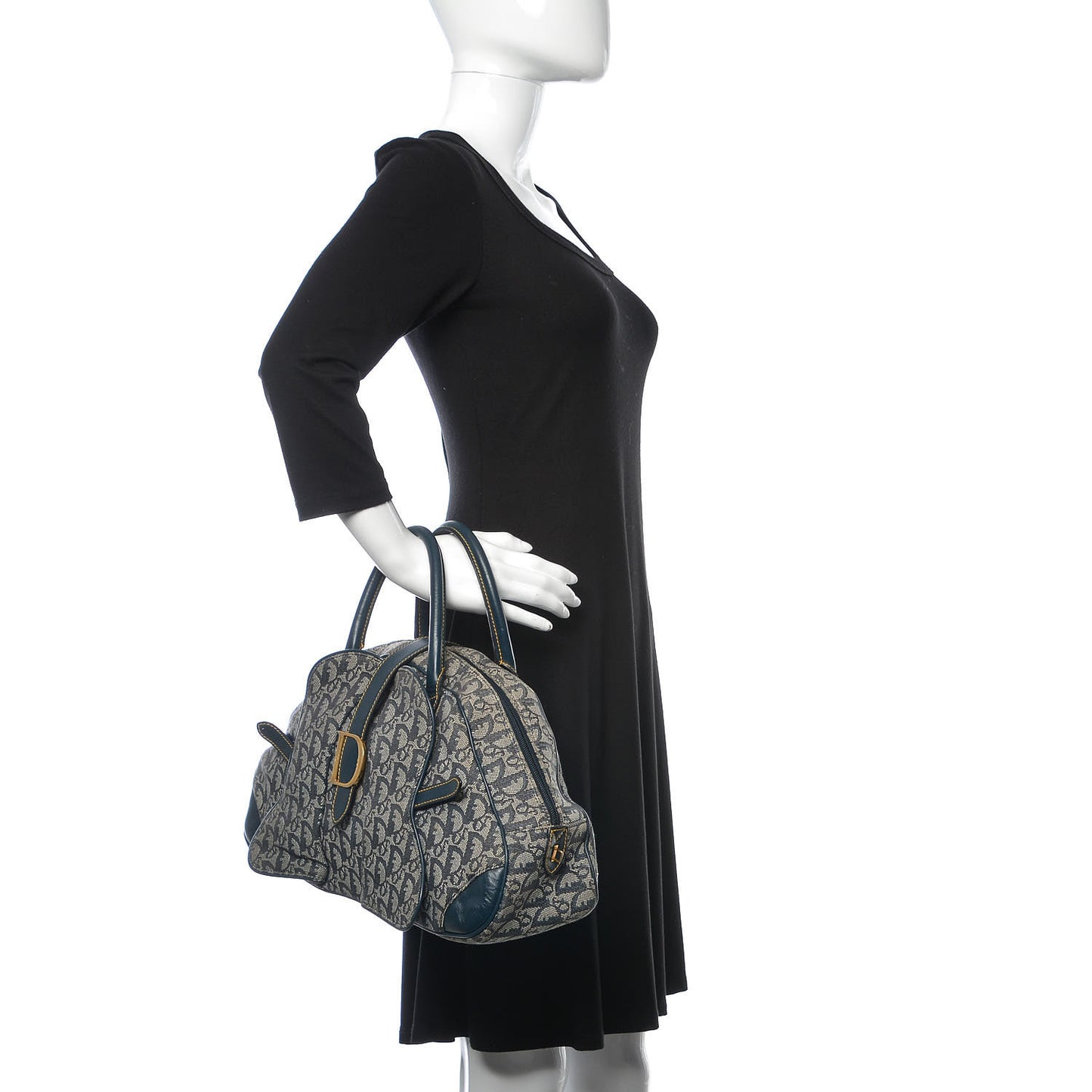 Monogram Saddle Bowler Navy