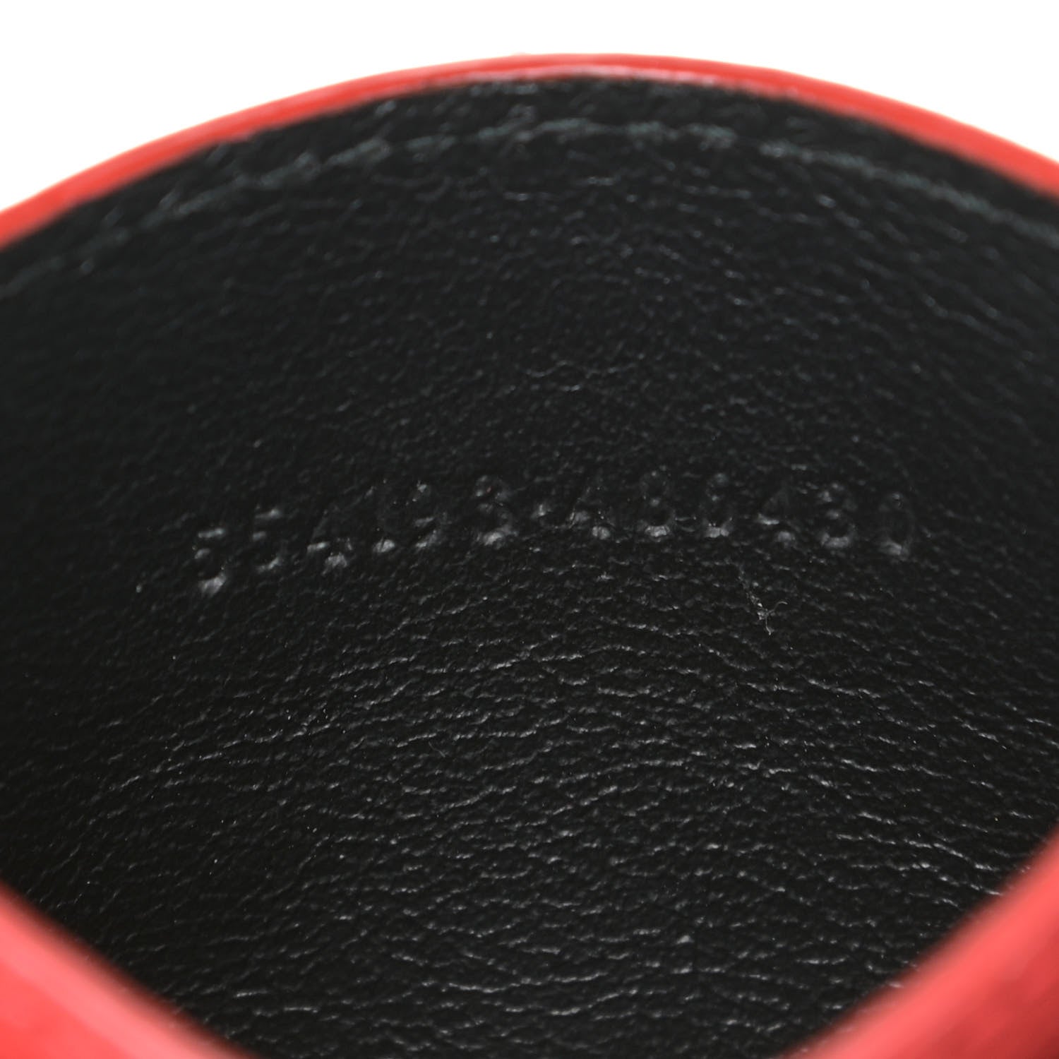 Alexander McQueen Calfskin Skull Card Holder Scarlet Red 8 of 10