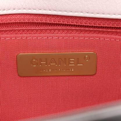 Chanel Lambskin Quilted Large Chanel 19 Flap White 6 of 13