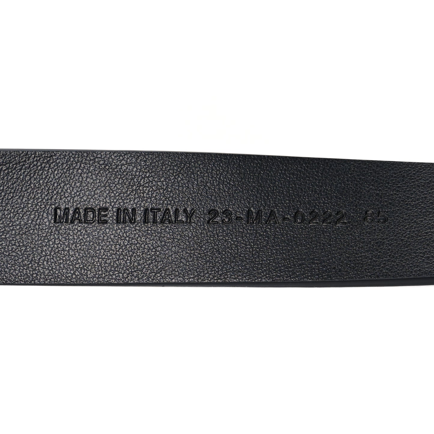 Calfskin CD Belt 85 Black