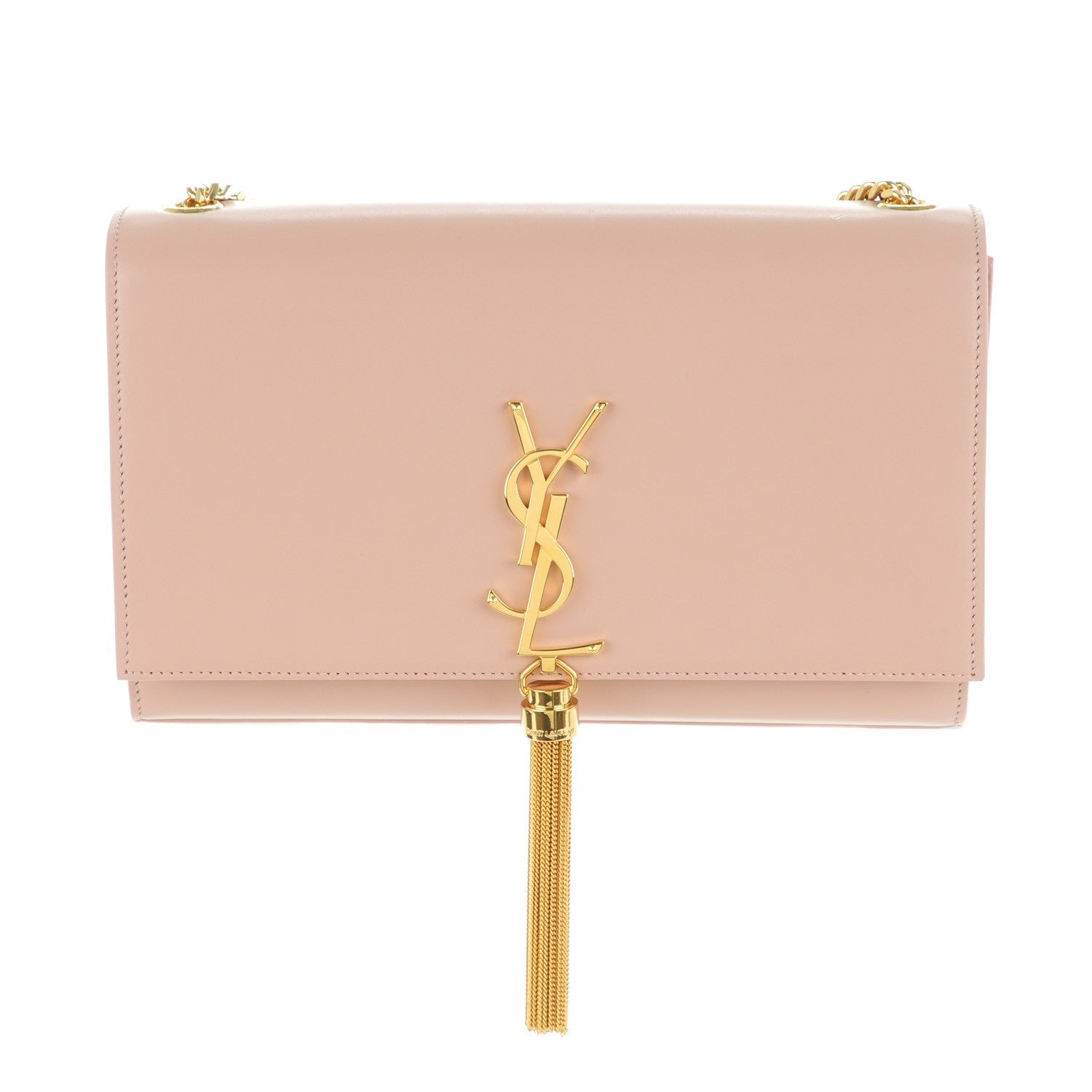 Saint Laurent Smooth Calfskin Medium Classic Monogram Kate Tassel Satchel Pink 1 of 7