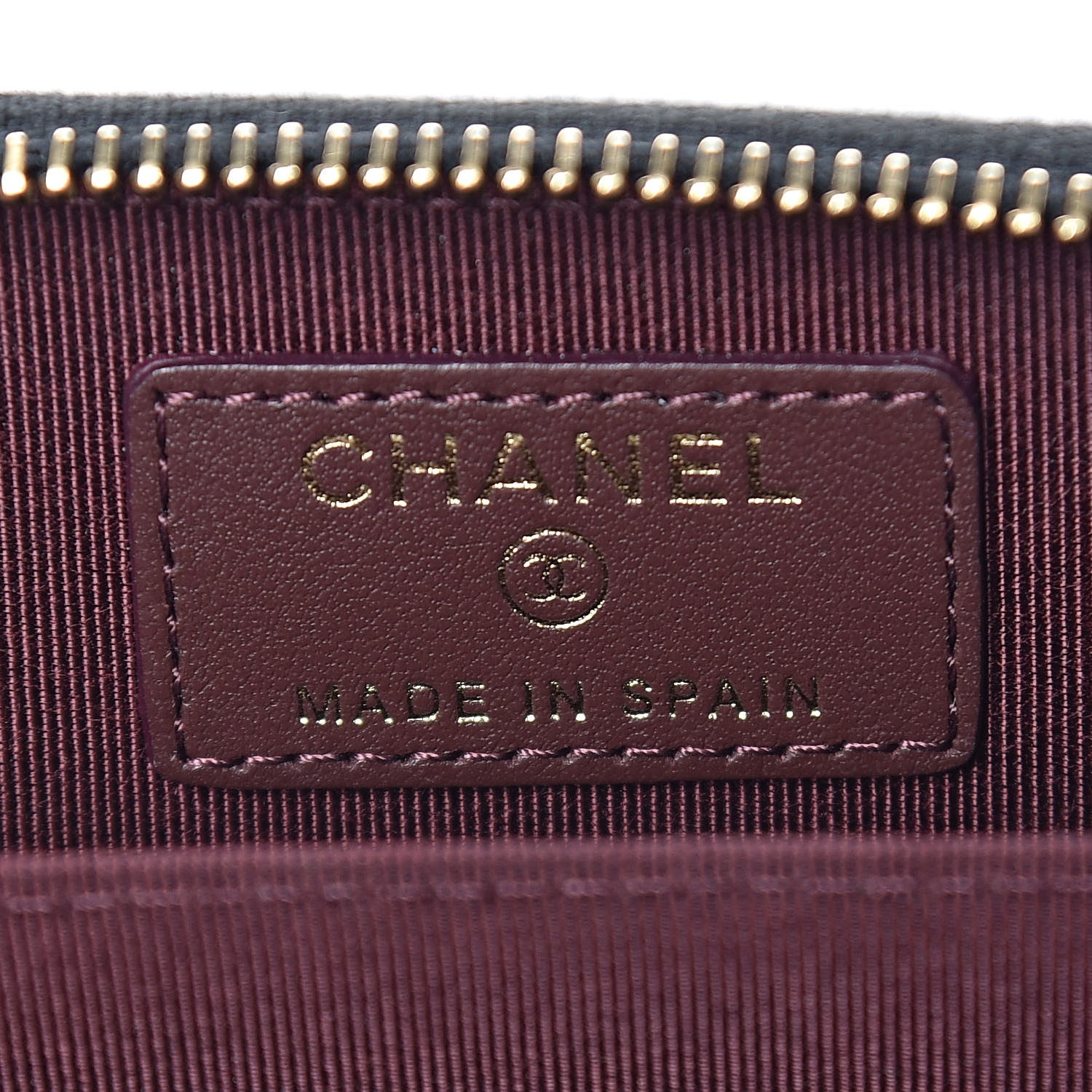 Chanel Caviar Quilted Zip Coin Purse Black 6 of 8