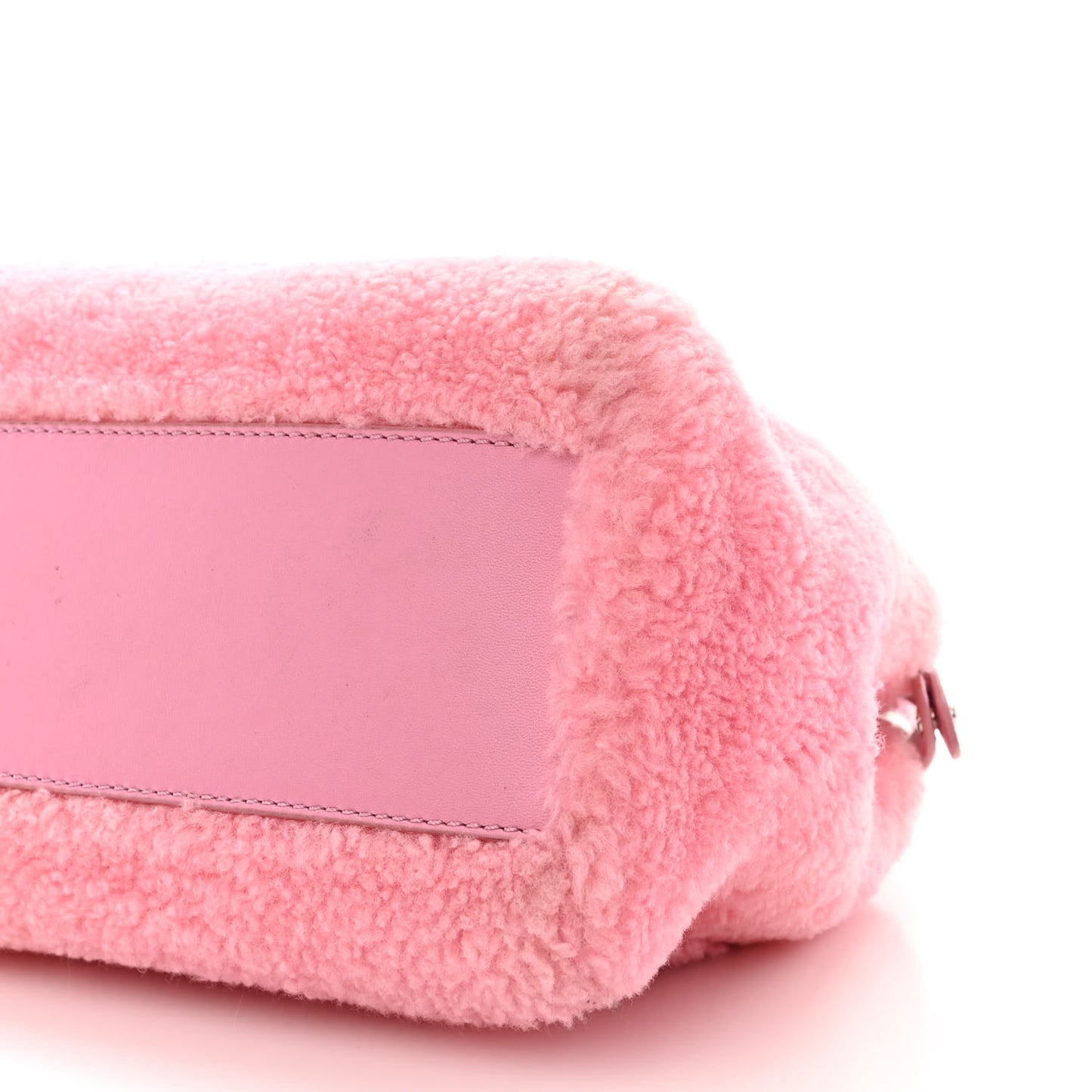 Shearling Nappa Mini Peekaboo Iconic Satchel Lollypop