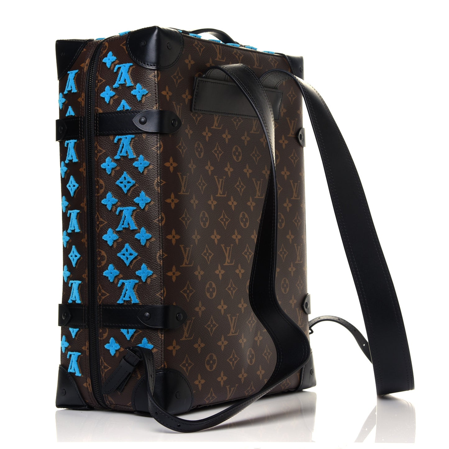 Monogram Tuffetage Soft Trunk Backpack PM Turquoise