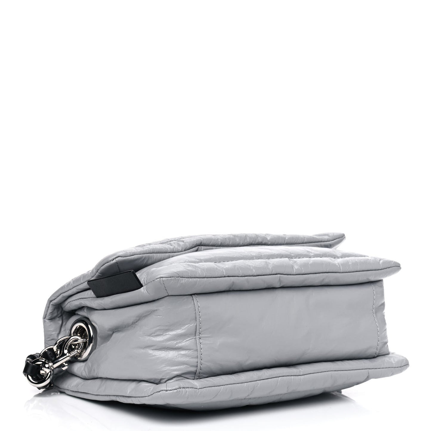 Lambskin The Pillow Bag Light Grey