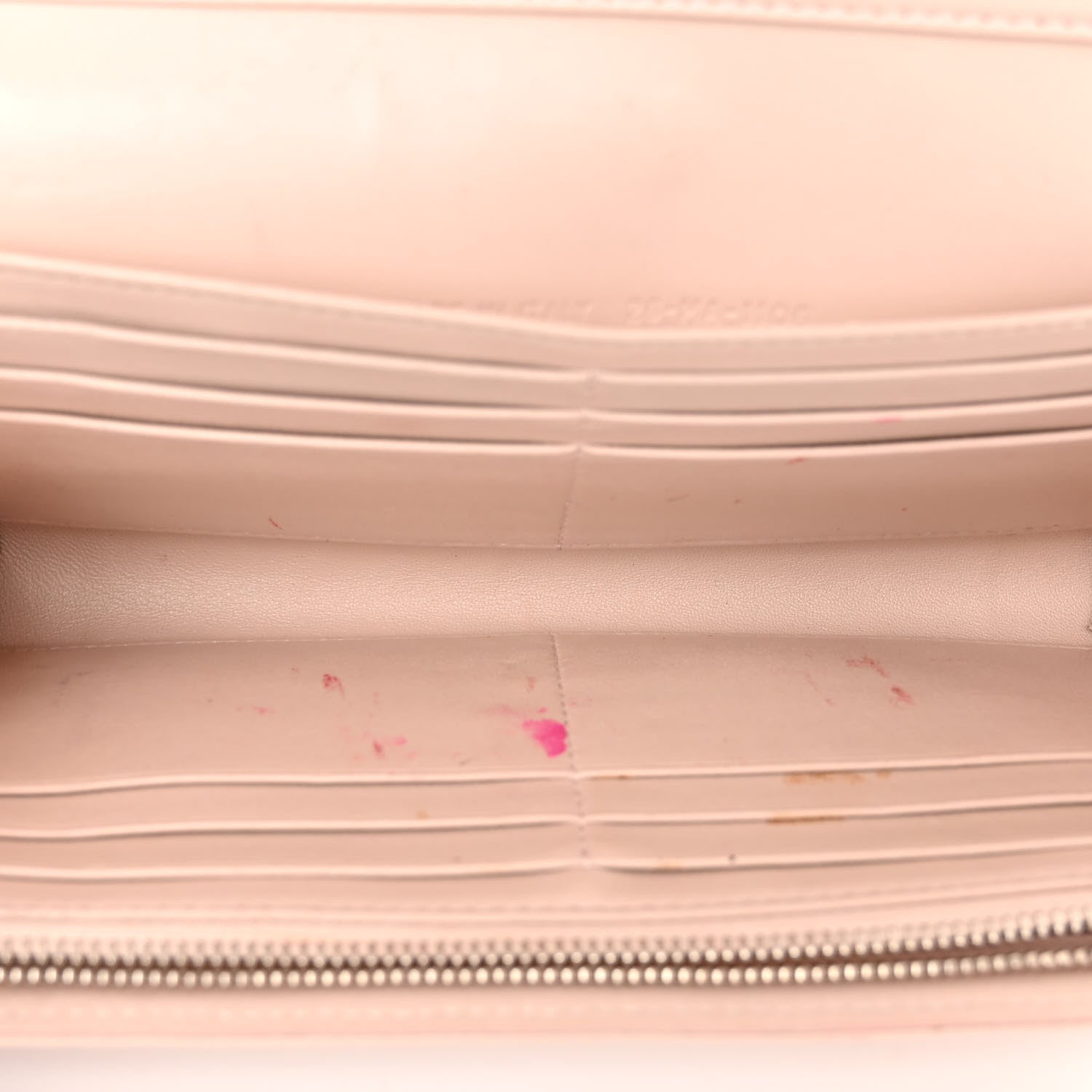 Christian Dior Grained Calfskin Diorama Croisiere Chain Wallet Rose Poudre 5 of 11