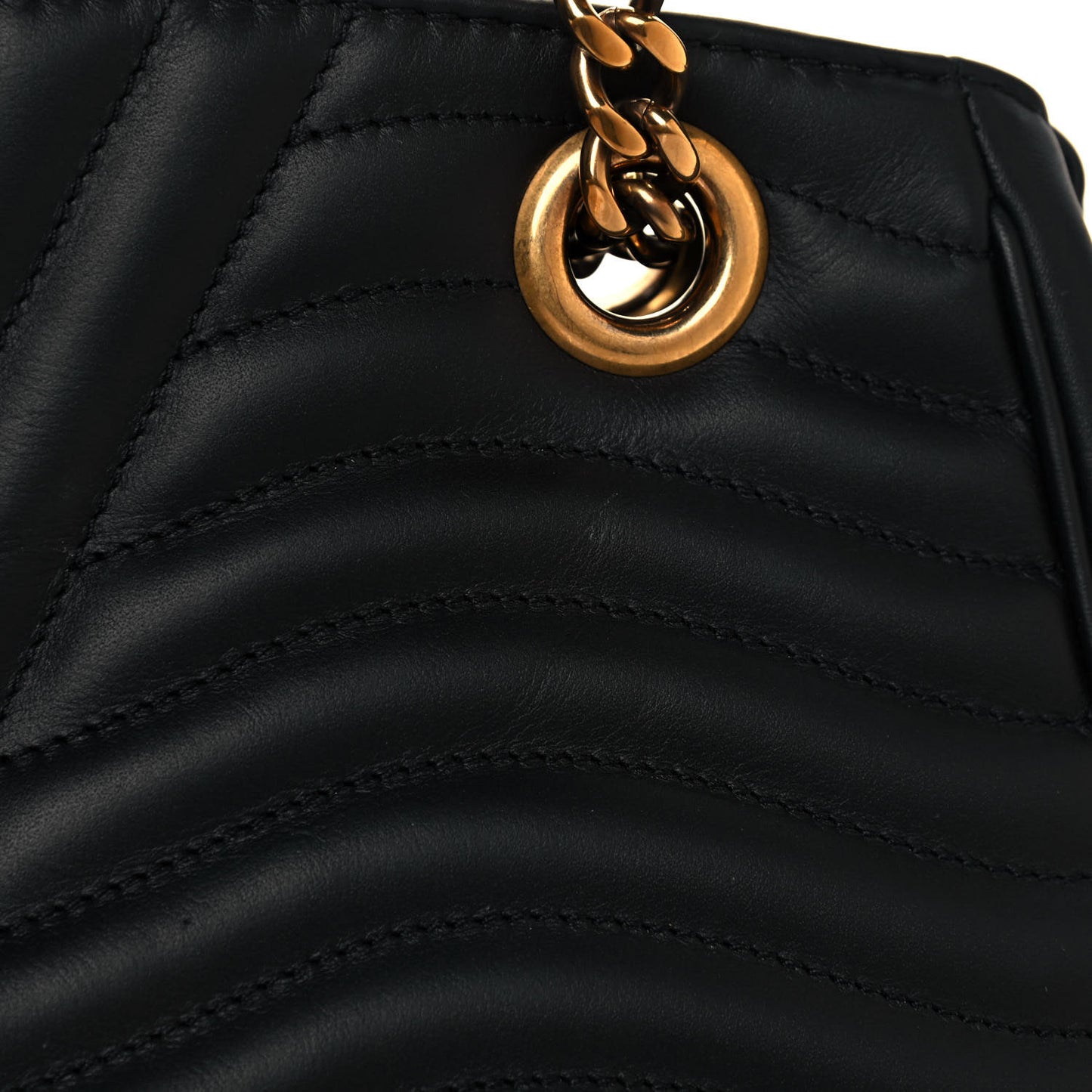 Calfskin New Wave Chain Tote Black