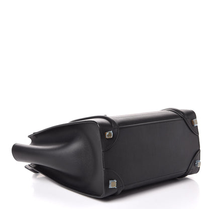 Celine Smooth Calfskin Micro Luggage Black 4 of 7