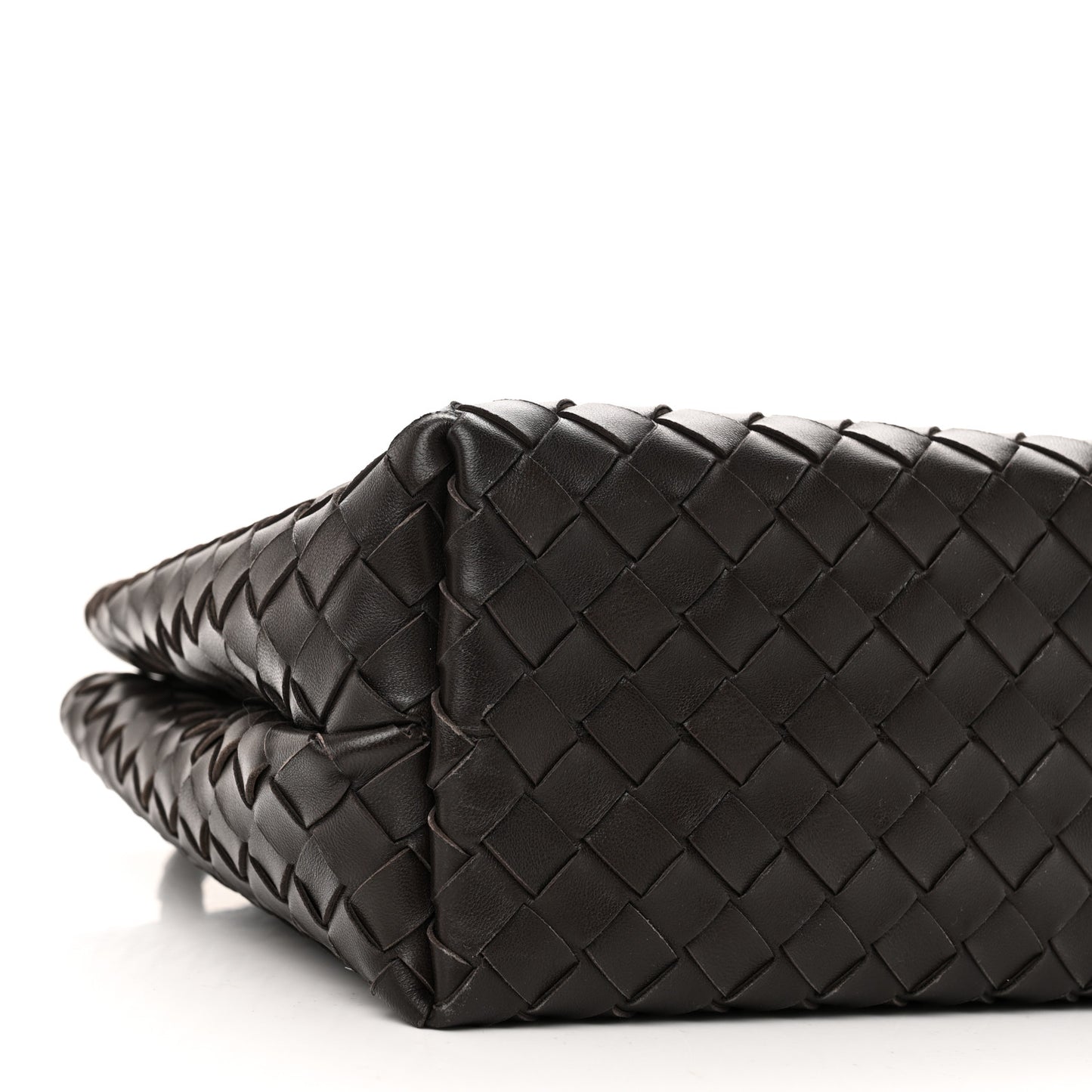 Nappa Intrecciato Medium Andiamo Shoulder Bag Fondant
