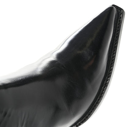 Bottega Veneta Calfskin Lean Boots 36 Black 10 of 11